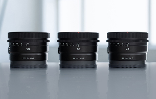 Sony Ultra Compact Lenses