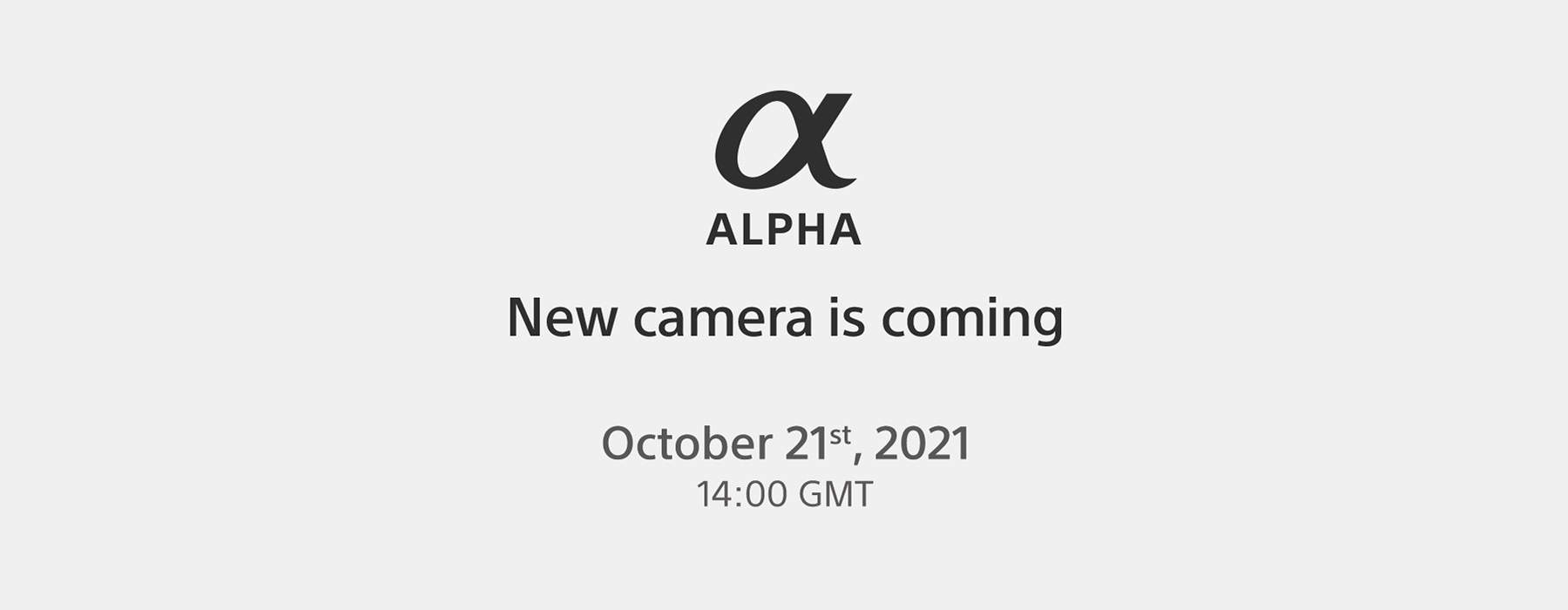 New camera is coming : English