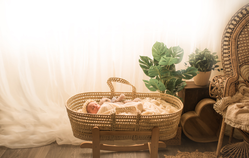 Newborn Photography With Natural Light Bohemian Style