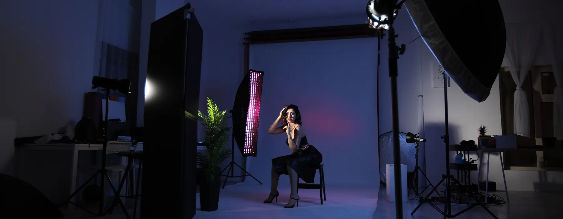 Lighting in Fashion Photography using Optical Snoot