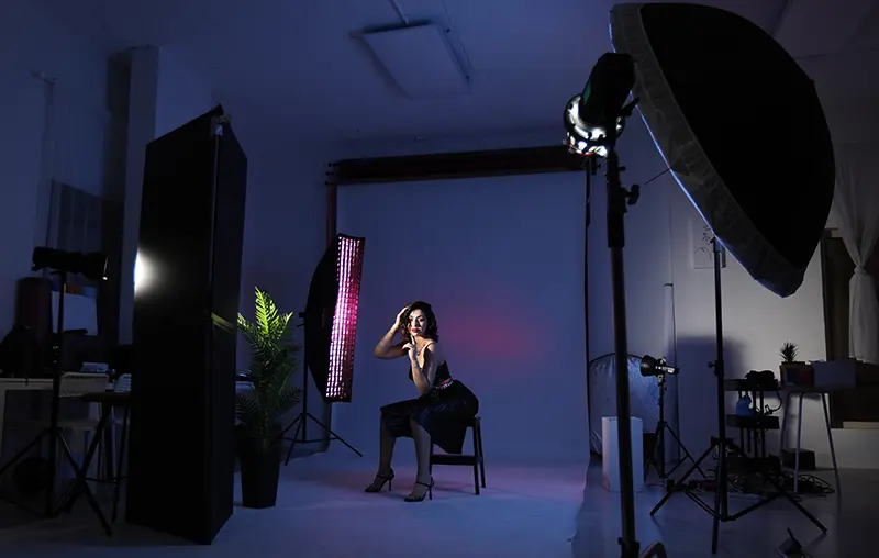 Lighting in Fashion Photography using Optical Snoot